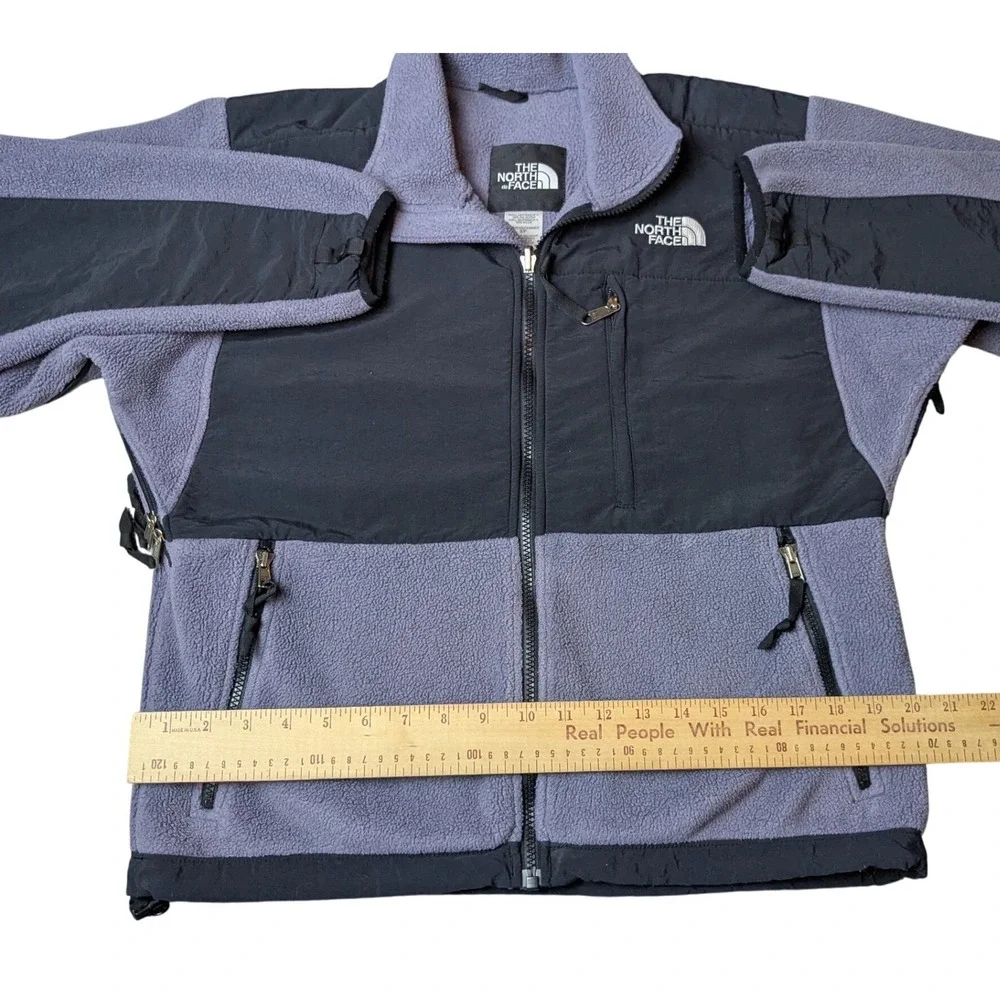 The North Face Retro Denali Fleece Full Zip Two-Tone Jacket Women's Small - Picture 6 of 6
